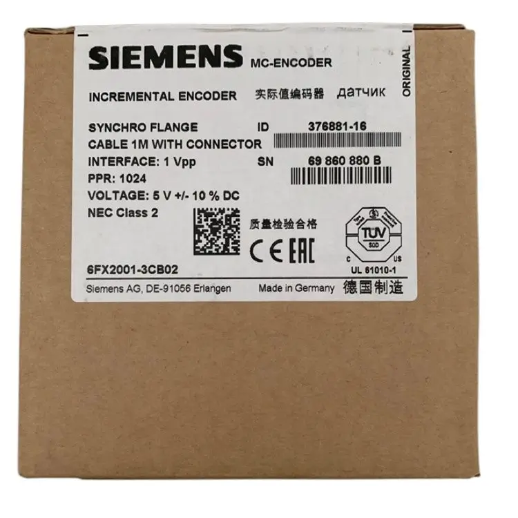 Siemens with 1-V-Sinus 1024 I/U incremental encoder Automation Rotary Encoder - promotion price 6FX2001-3CB02