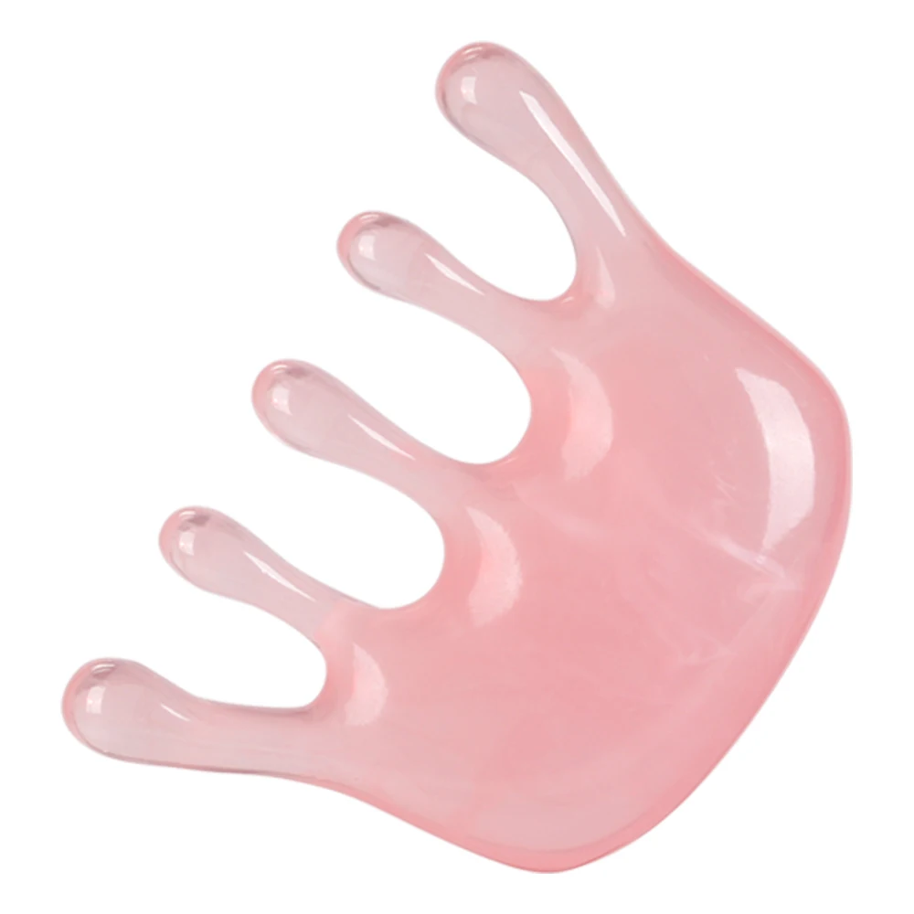 Рог буйвола расческа для ухода за кожей головы массажный пять зубов Меридиан широкий зуб женщин и мужчин