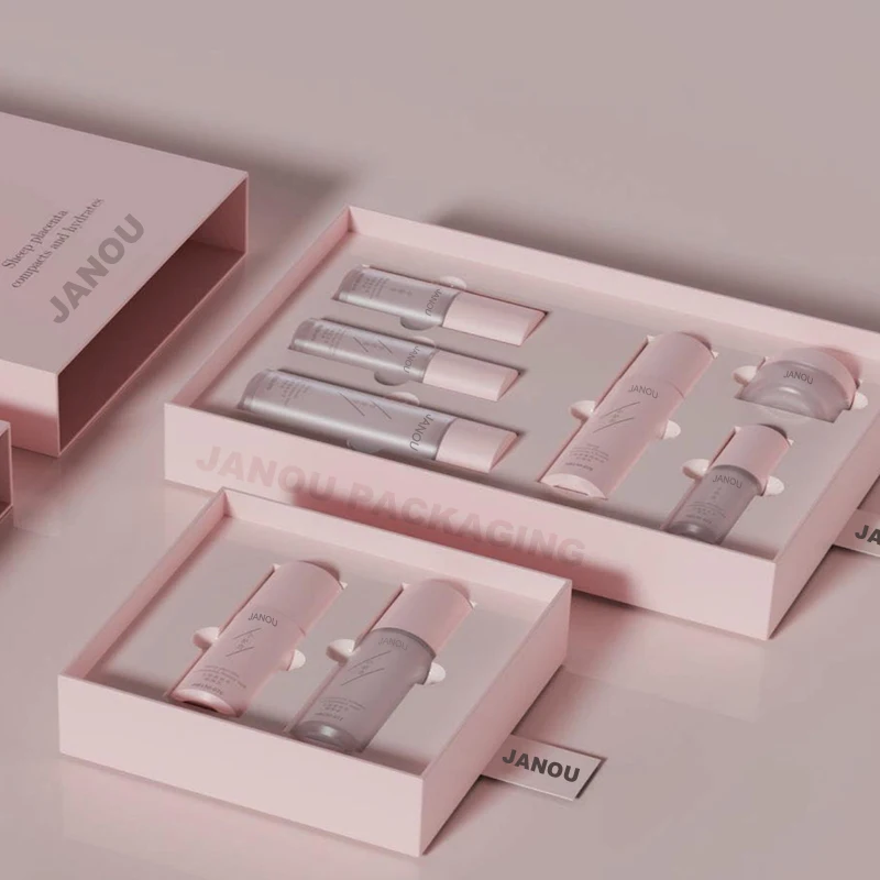 Customized Cosmetic Packaging Skin Care Bottle Set 15ml 100ml 250ml Essence Lotion PETG Bottle