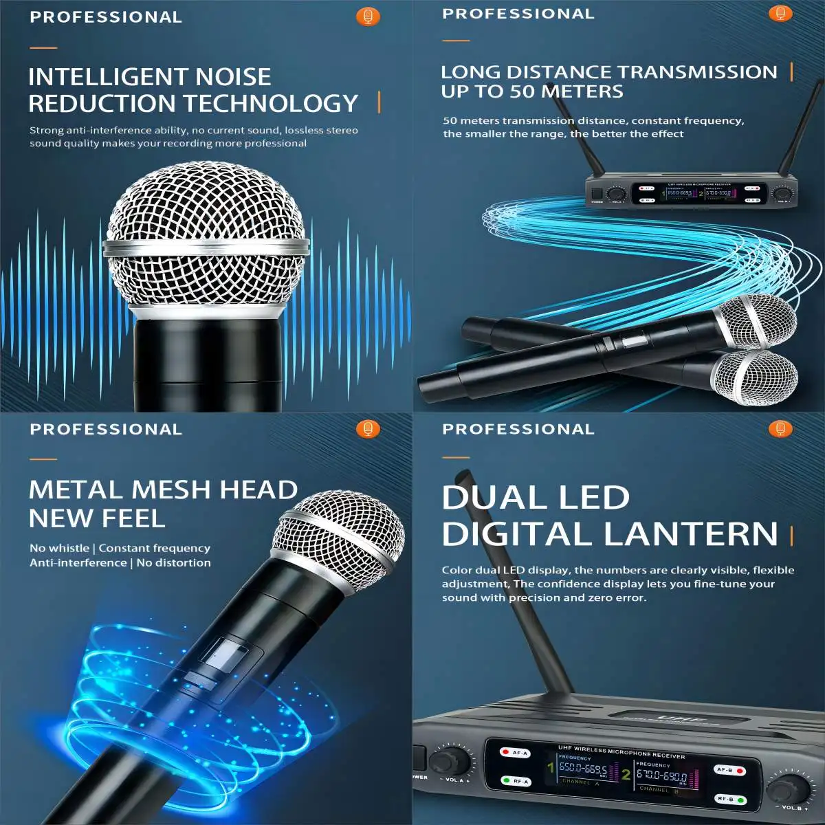 Hot Selling Hot Sale Wireless Microphone For Stage With Low Price Fm Microphone Wireless