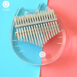 PURM crystal cartoon thumb piano Musical Instrument 17 key kalimba Mbira Manufacturers welcome OEM