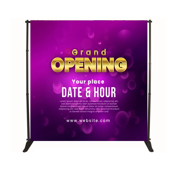 Индивидуальная телескопическая стойка для фона регулируемая баннера шаг торговой выставки и повторный Регулируемый стенд