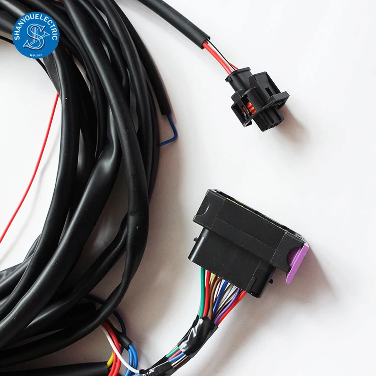 Manufacturer Factory Electric Cable Assembly Wire Loom wiring harness Supplier Kinds of Custom Production All wire assembly