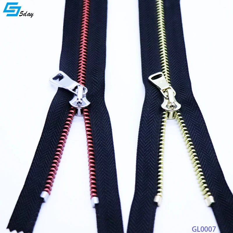 
Metal Zipper Circle Teeth Customized Colorful Tape 