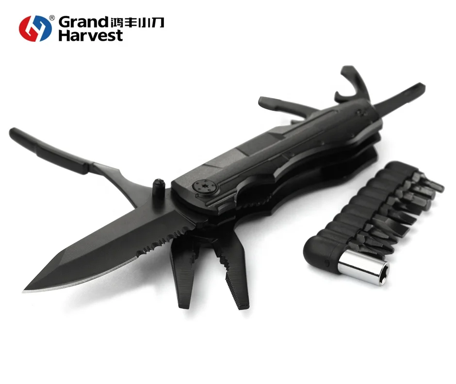 Trade Assurance Plier Stainless Steel Tactical Knife Multitools Survival Multitools Folding Plier