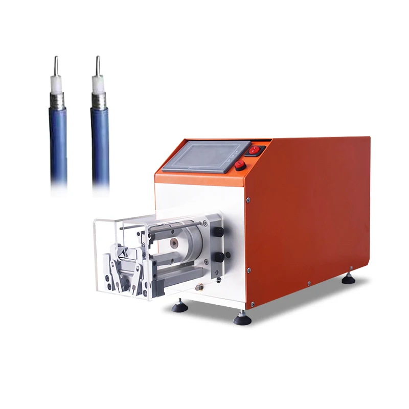 stripping machine for semi-rigid coaxial cables coax cable stripper