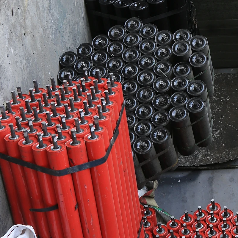 Factory sales High Quality Conveying Roller Rubber Belt Conveying Roller For Mining Coal Industry