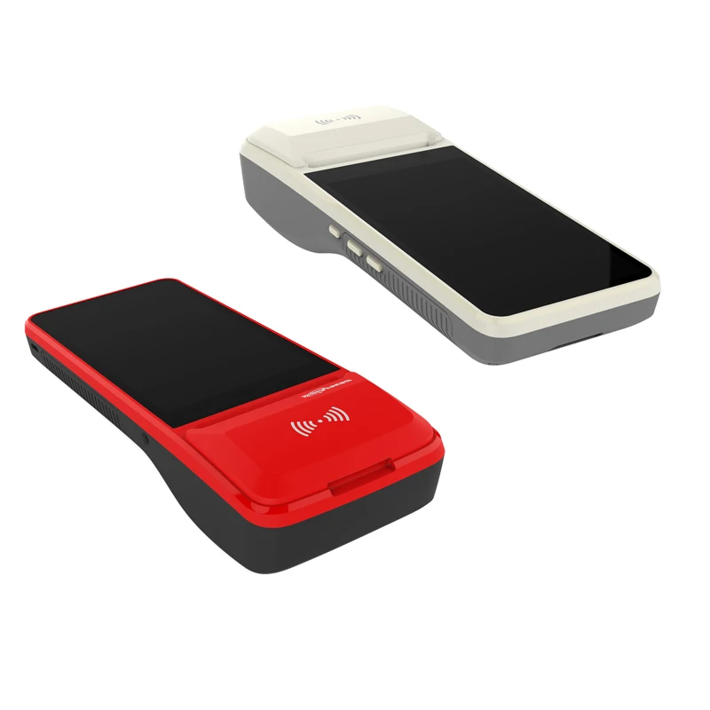 Карманный Pos-терминал CARAV Android 58 мм Термальный чековый принтер 1D/2D считыватель штрих-кодов поддержка 4G Портативный