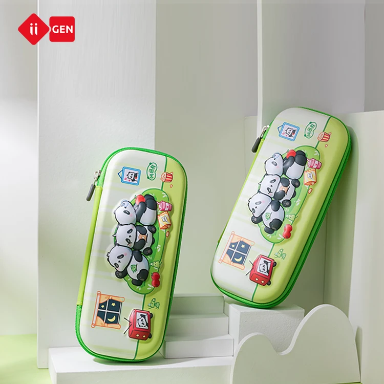IIGEN a Kun Panda 3D Pencil Box EVA Pencil case School Stationery Gift for Kids Large Capacity Pencil case