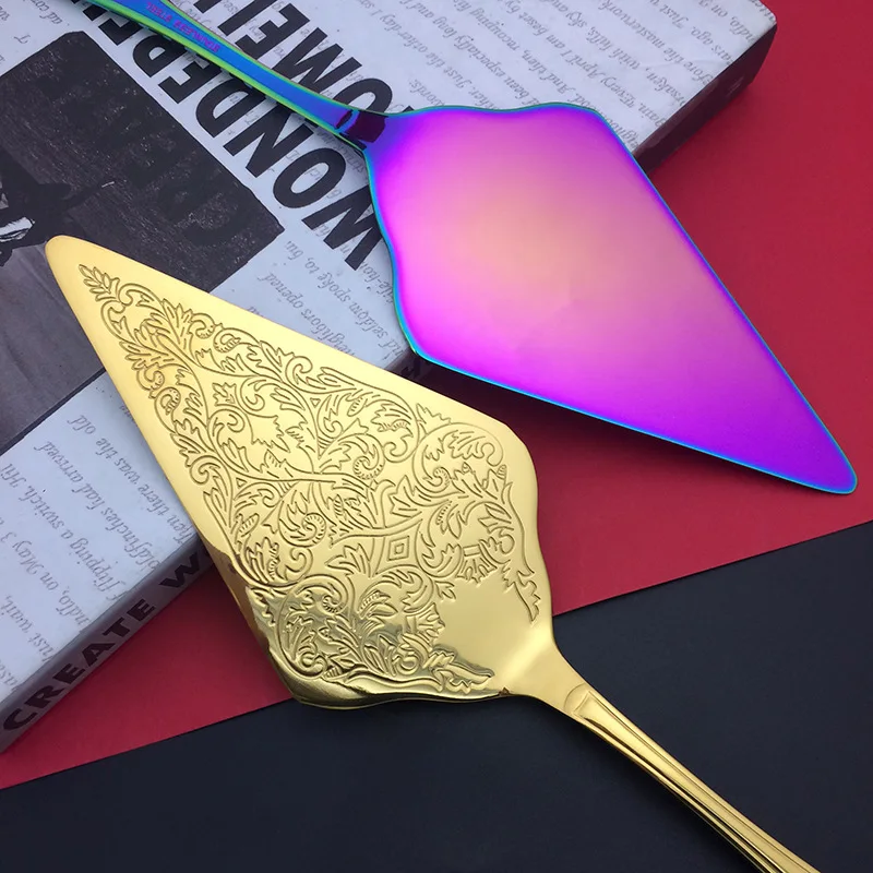 Wedding Cake Knife and Server Set - Premium, Beautifully Engraved Cutting Set - Elegant Keepsake for Newlyweds