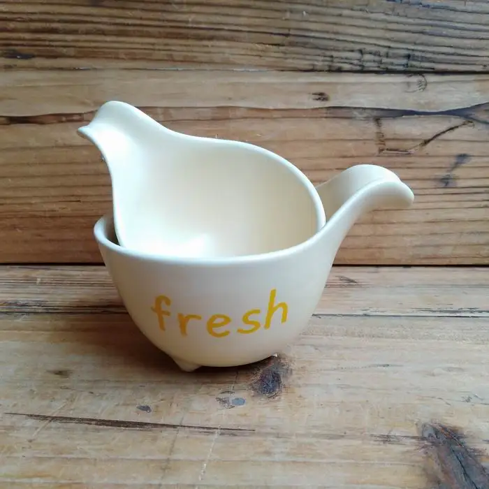 European style Hot Sale Personalized Handmade Ceramic Measuring Cup Set