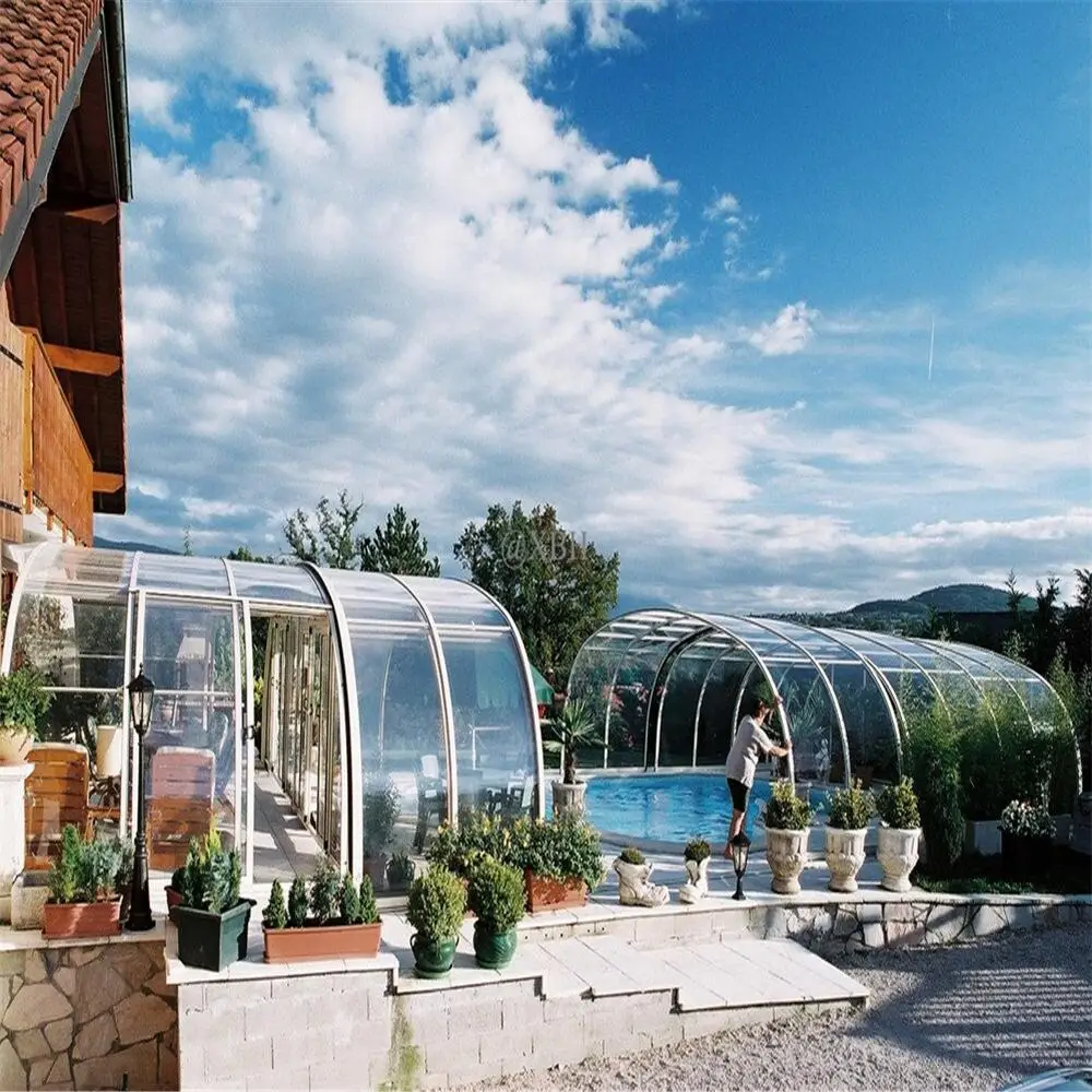 Cheap Aluminum Glass Sunroom Winter Garden Shed Sunhouse