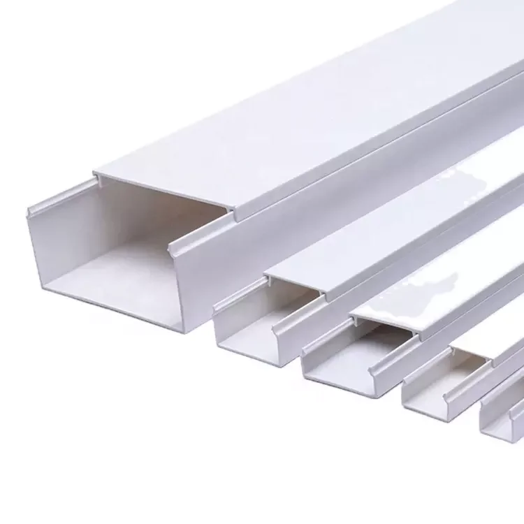 High quality China manufacturer PVC wire duct cable management durable electric pvc wire cable trunking