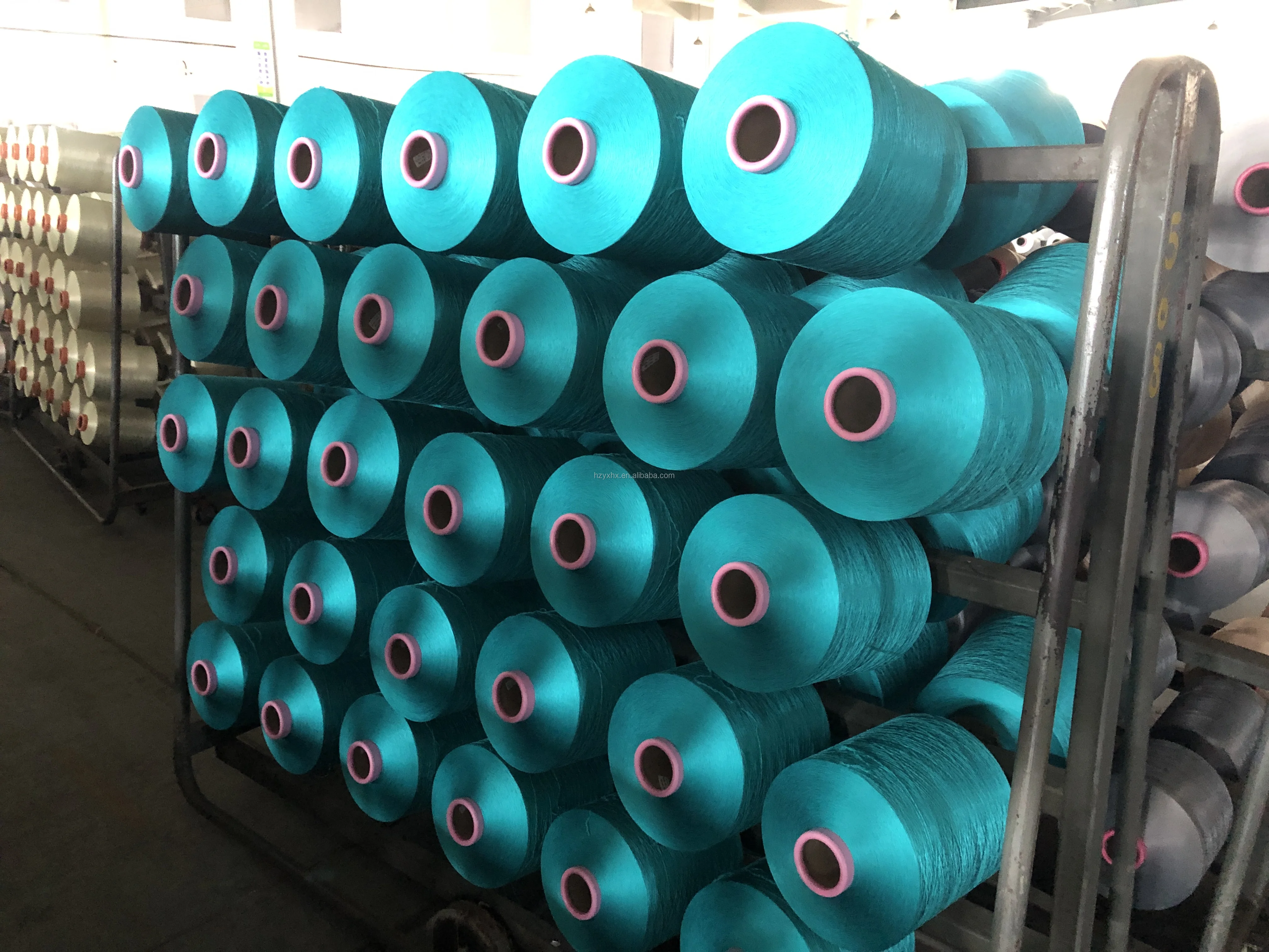 100% Polyester  Yarn Dope Dyed DTY 300D/96F SD/TBR NIM/HIM