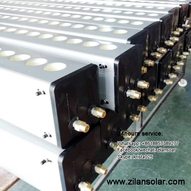 Heat pipe pressurized solar thermal panel