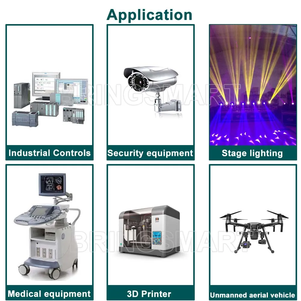 BRINGSMART SR42BYGH48 2Phase Miniature Lighting equipment high power geared nema17 hybrid closed loop printer stepper gear motor