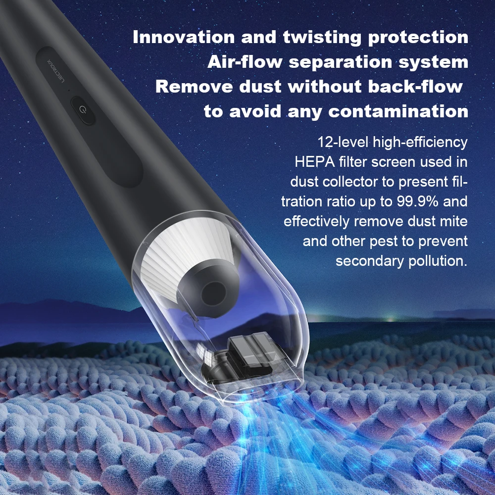 Liectroux i5 handheld vacuum cleaner good vacuum cleaner for for car, keyboard, sofa, pet hair