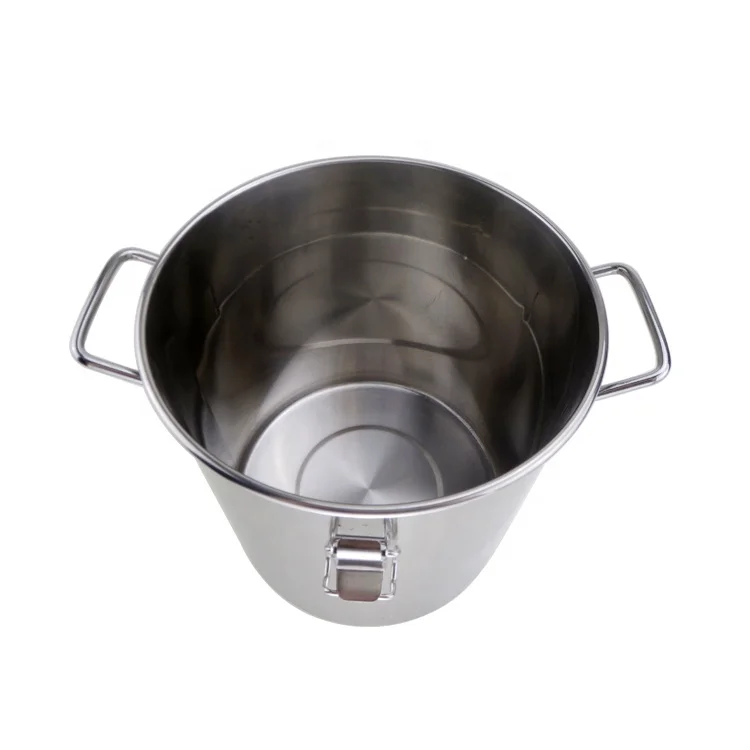 Stainless steel sealed barrel/ oil pot/ kitchen food water fresh storage bucket tea storage cocoa bean storage barrel