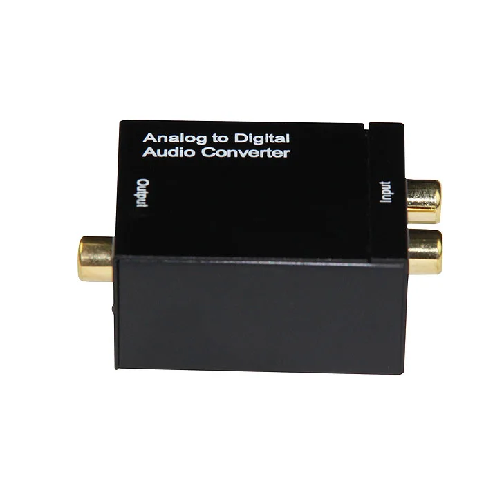 RCA Analog to Digital Optical Toslink Coaxial Audio Converter Adapter with Optical Cable 5.1 / 7.1 decoder audio mp3 decoder car