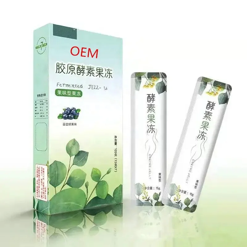 OEM/ODM Natural Vegan Fiber Fat Loss Probiotic Jelly Detox Weight Loss Enzyme Probiotic Jelly for Slimming