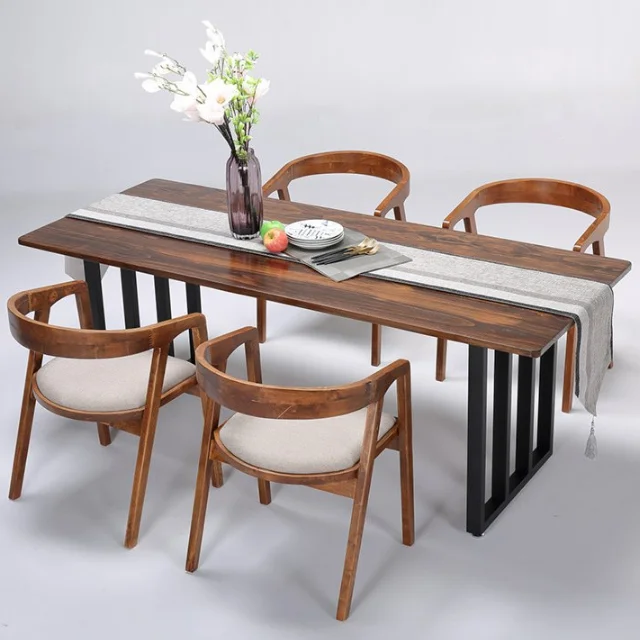 Chinese Fast Food Table Restaurant Furniture Dining Table And Chairs