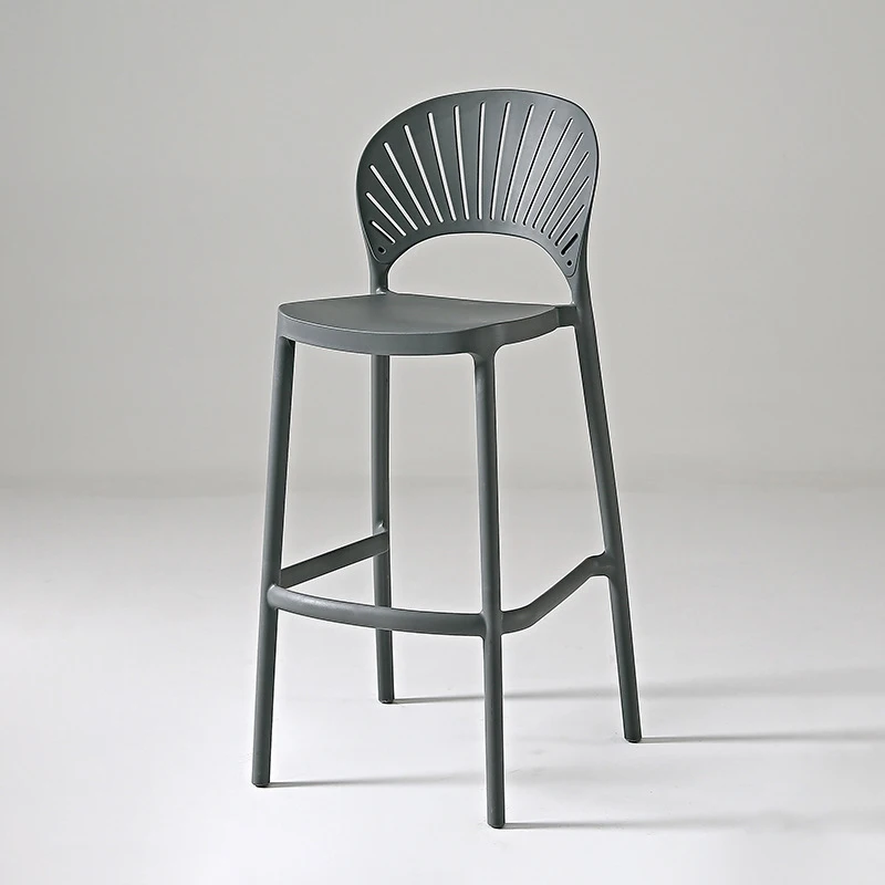 Промышленная мебель для ресторана harry bertoia прочный пластиковый каркас обеденный стул Высокий пластиковый кухонный барный стул высота барного стула