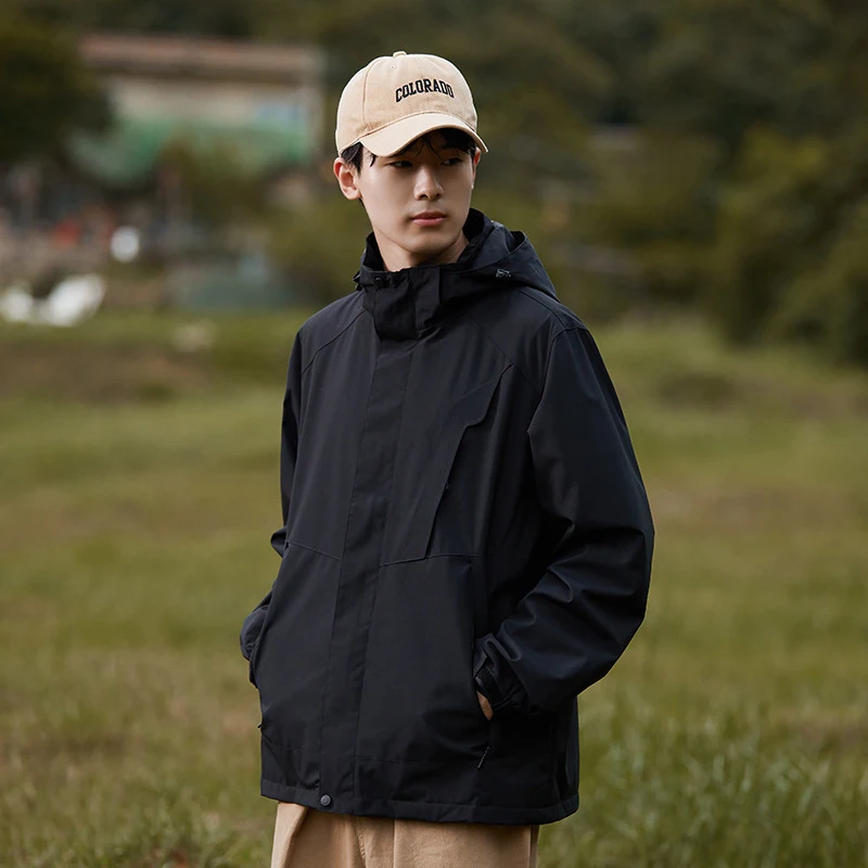 AI-MICH Winter Dismantle Water Proof Coat Man Jacket Custom Made Logo Embroidery Work Clothes Dismantle Breathable Soft Shell