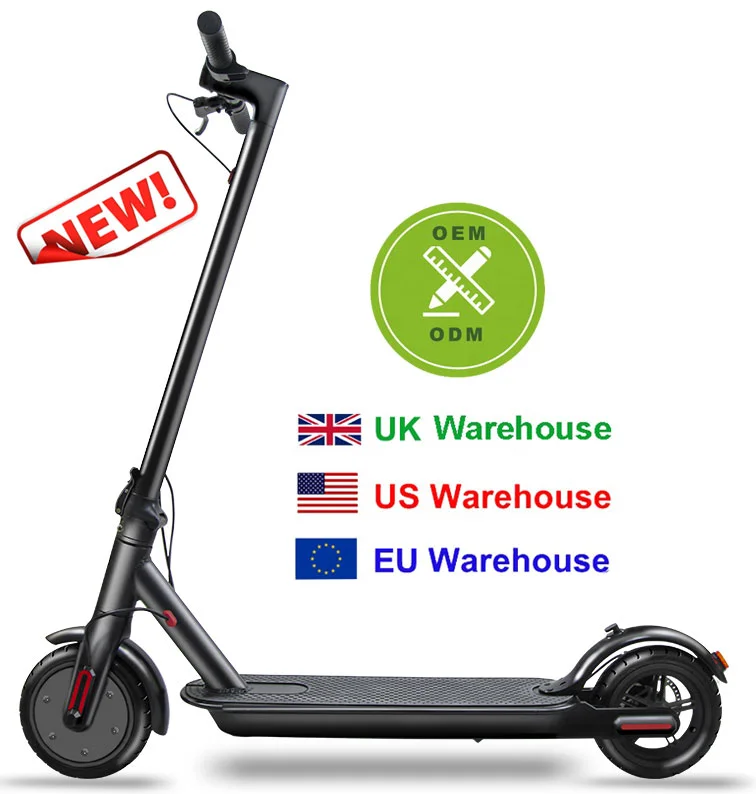 EU Europa Europe Germany Warehouse 8.5 Inch Tire Motor 350w 2 wheel Kick Folding Foldable Adults Electric E Scooter