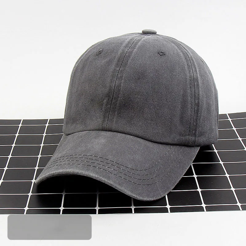 Hat summer outdoor peaked new york baseball cap washed distressed baseball cap retro denim sun sports cap hats custom