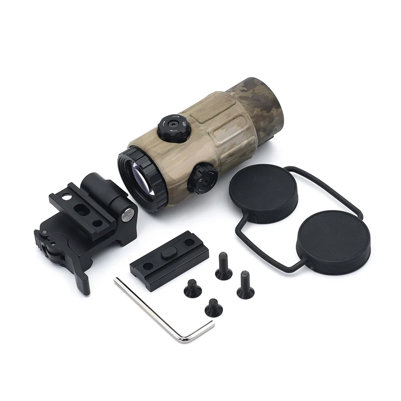 Tactical G45 5x Magnifier Scope For Camo color Optic Sight Compatible with Red Dot Magnifier