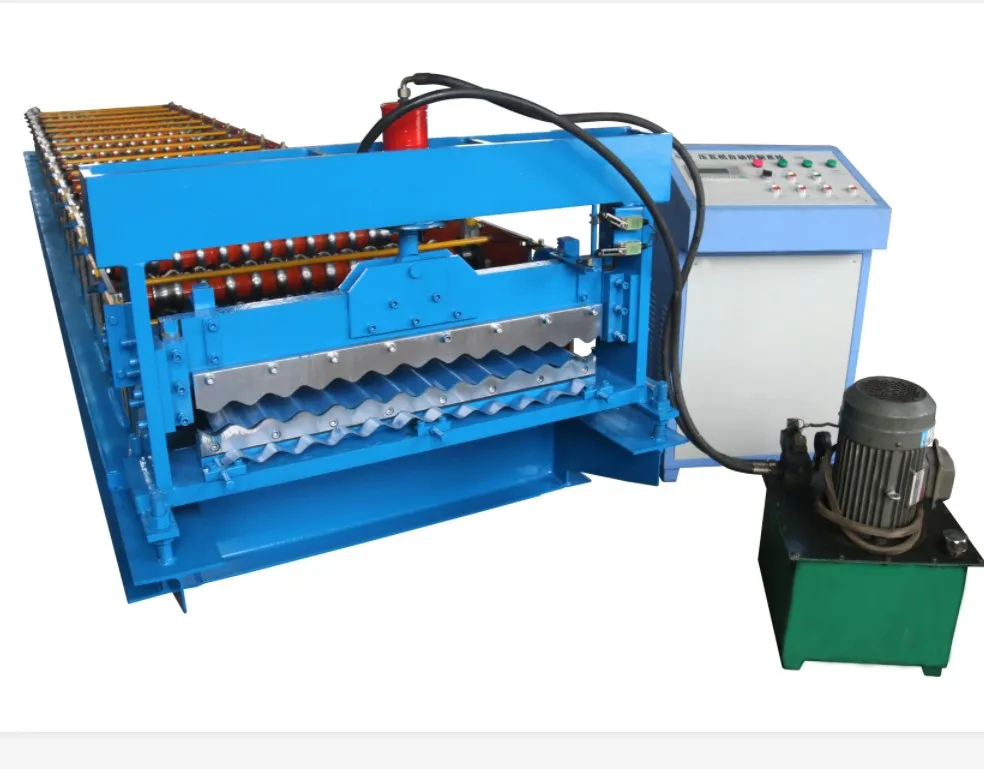 Steel Corrugated Sheets Roll Forming Machine Corrugated Sheet Making Machine Roofing Sheet Forming Machine