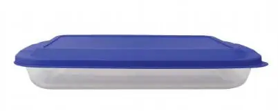 Rectangle Oven Safe High Borosilicate Glass Baking Dishes Glass Bakeware With Lid for Household Baking Dish