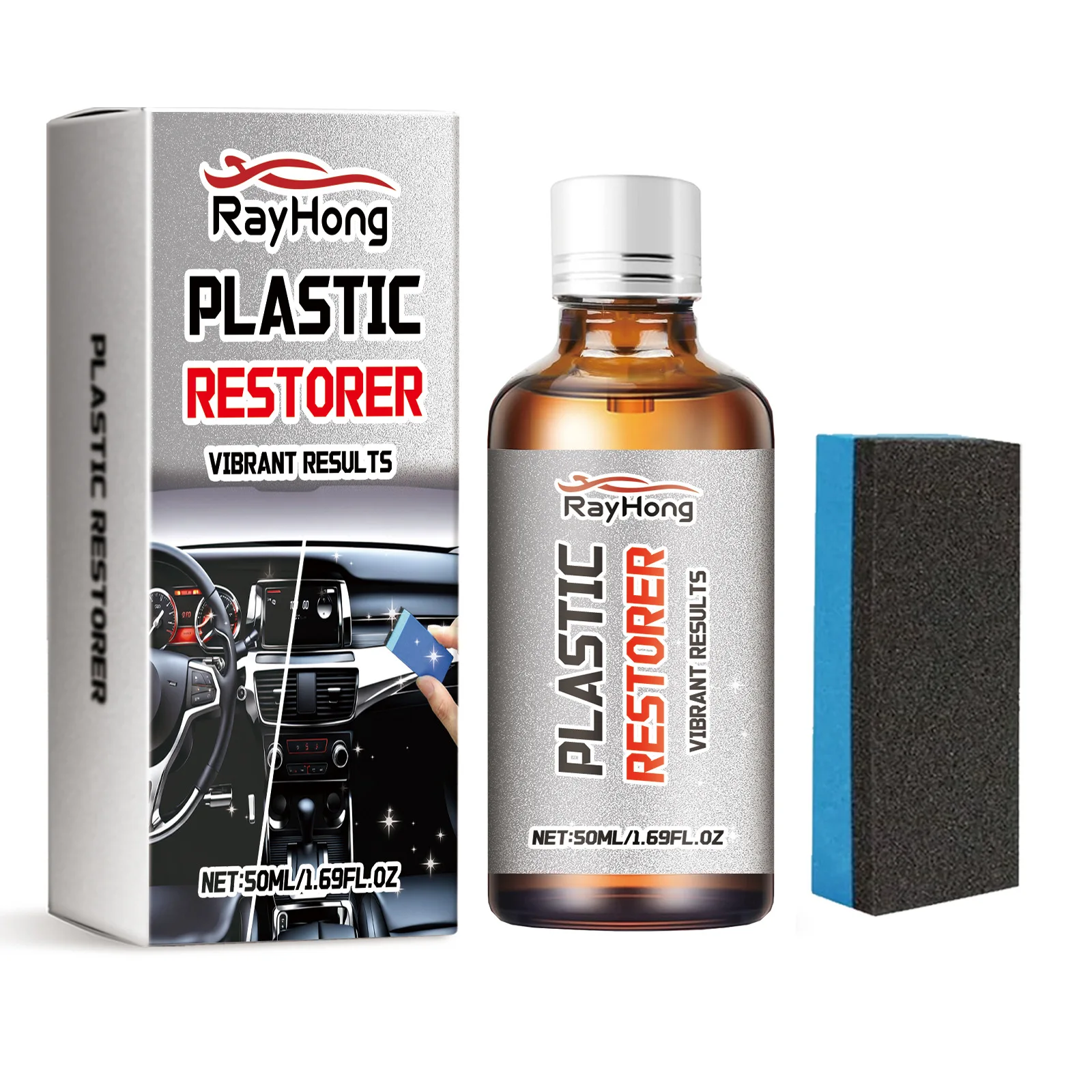 High quality maintenance cleaning and improvement of automotive interior and exterior plastic repair agents