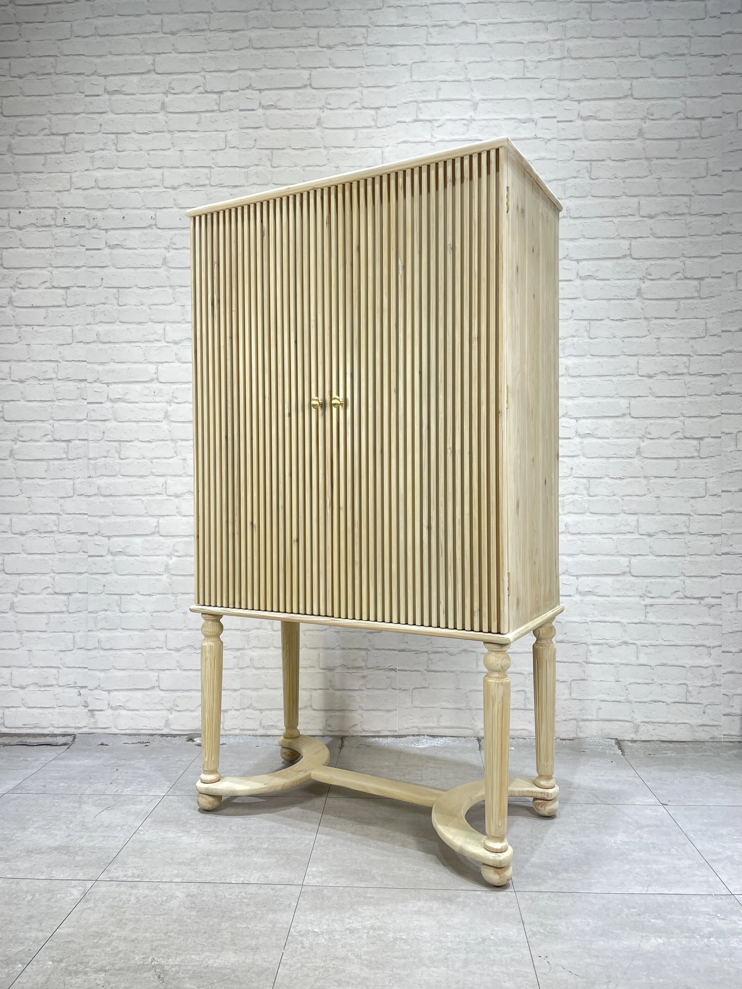 Nordic furniture modern living room cabinet design two door wardrobe closet wood storage cabinets