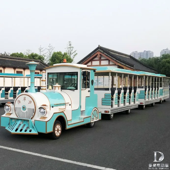 Electric train for tourists