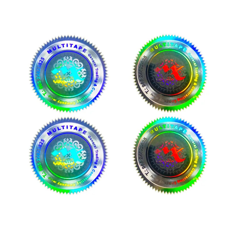custom 3d hologram with original laser holographic authentic sticker