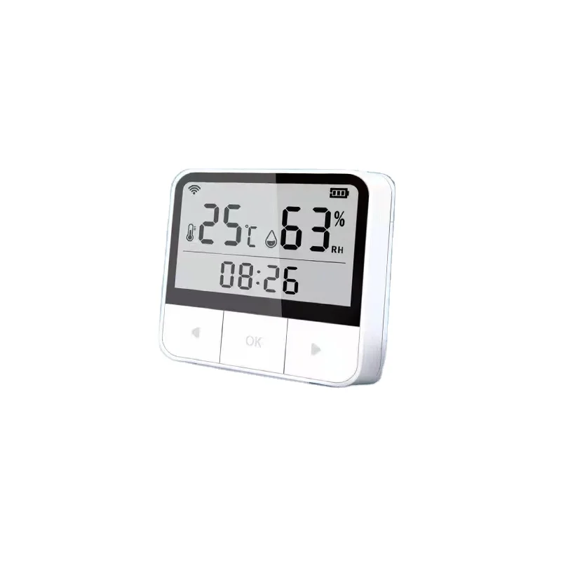 Smart WiFi Temperature Humidity Monitor TUYA Wireless Temperature Humidity Sensor with APP Remote Control from Outside