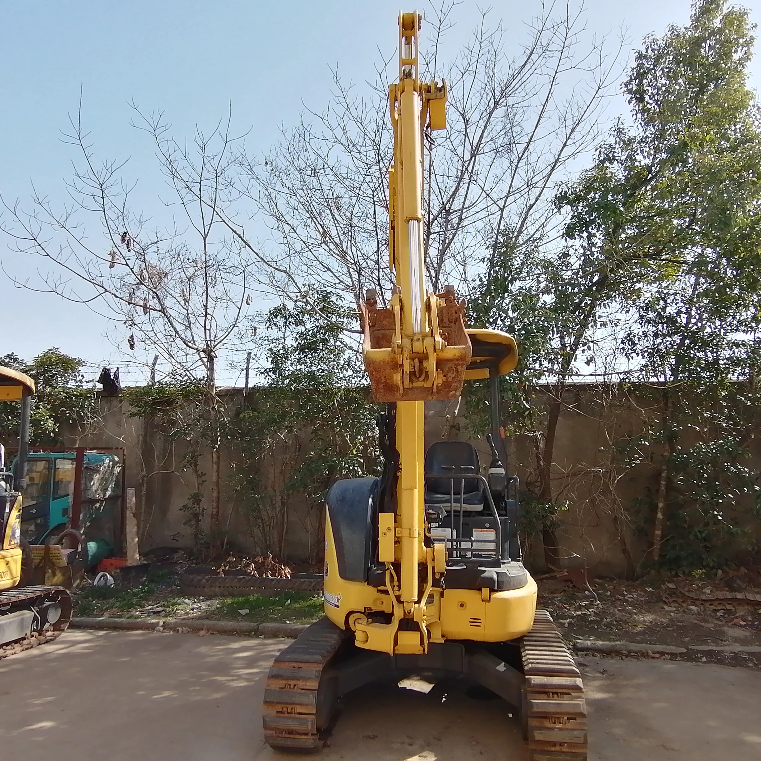 Мини-экскаватор на гусеничном ходу komatsu pc35 3 5 тонн pc 35 экскаватор pc35mr 2 цена новинка