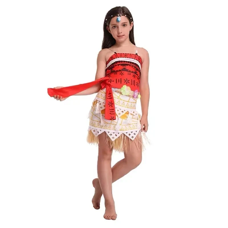 Moana Maui Tattoo T Shirt+Pants Halloween Adult Mens Kid Cosplay Costume Funny Halloween Outfit