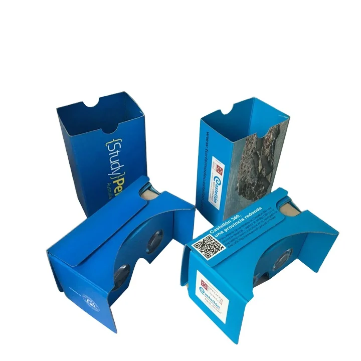 Wholesale Google Cardboard 3d Glasses Custom Logo Google Cardboard VR 3D Movies Glasses version 2.0