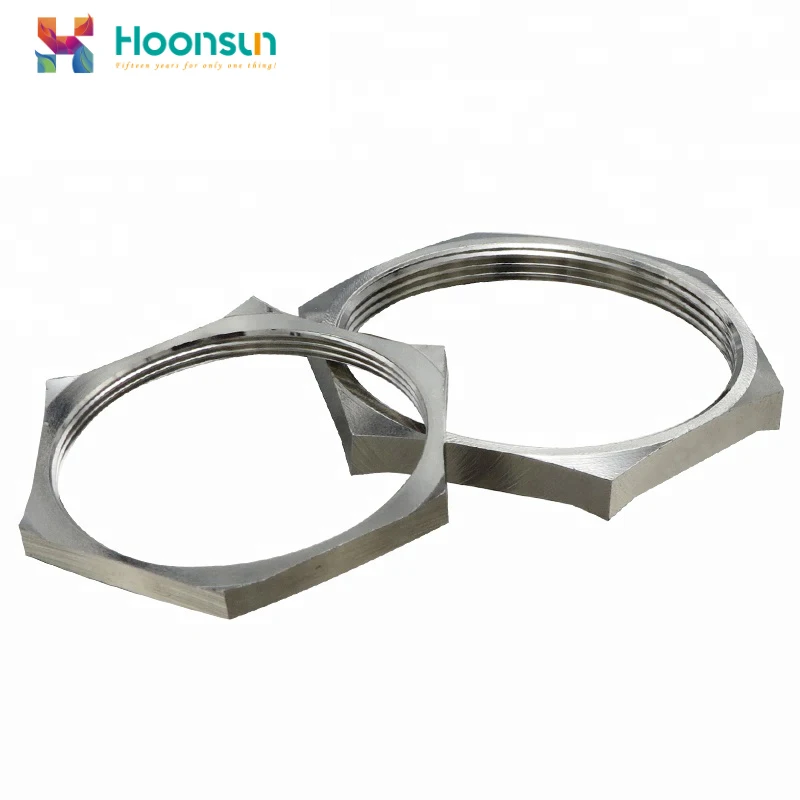 Metric PG G NPT Thread Brass Cable Gland EMC Lock Nut Types