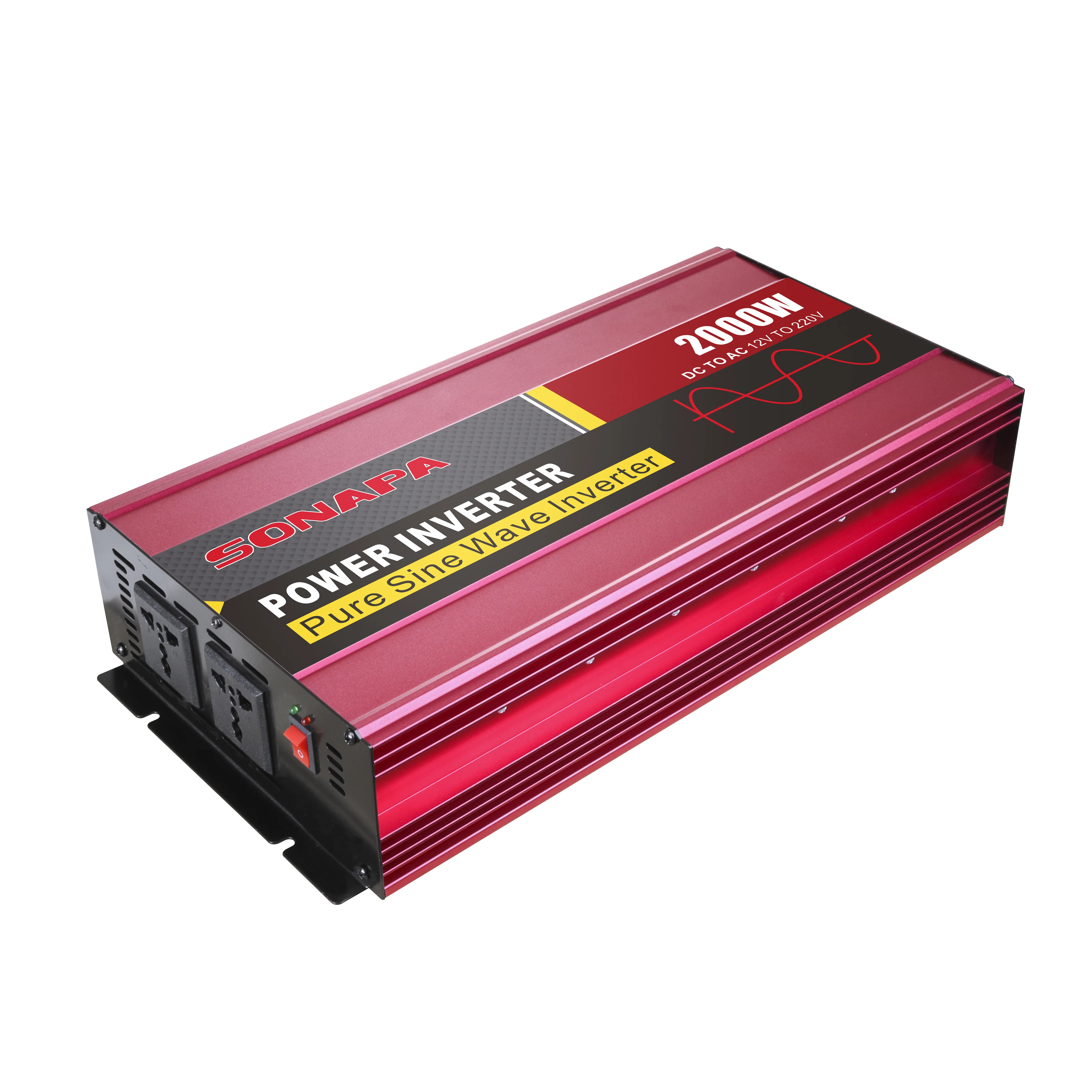China Factory supply power inverter dc 12v to ac 220v 3000w 2000w 1000w