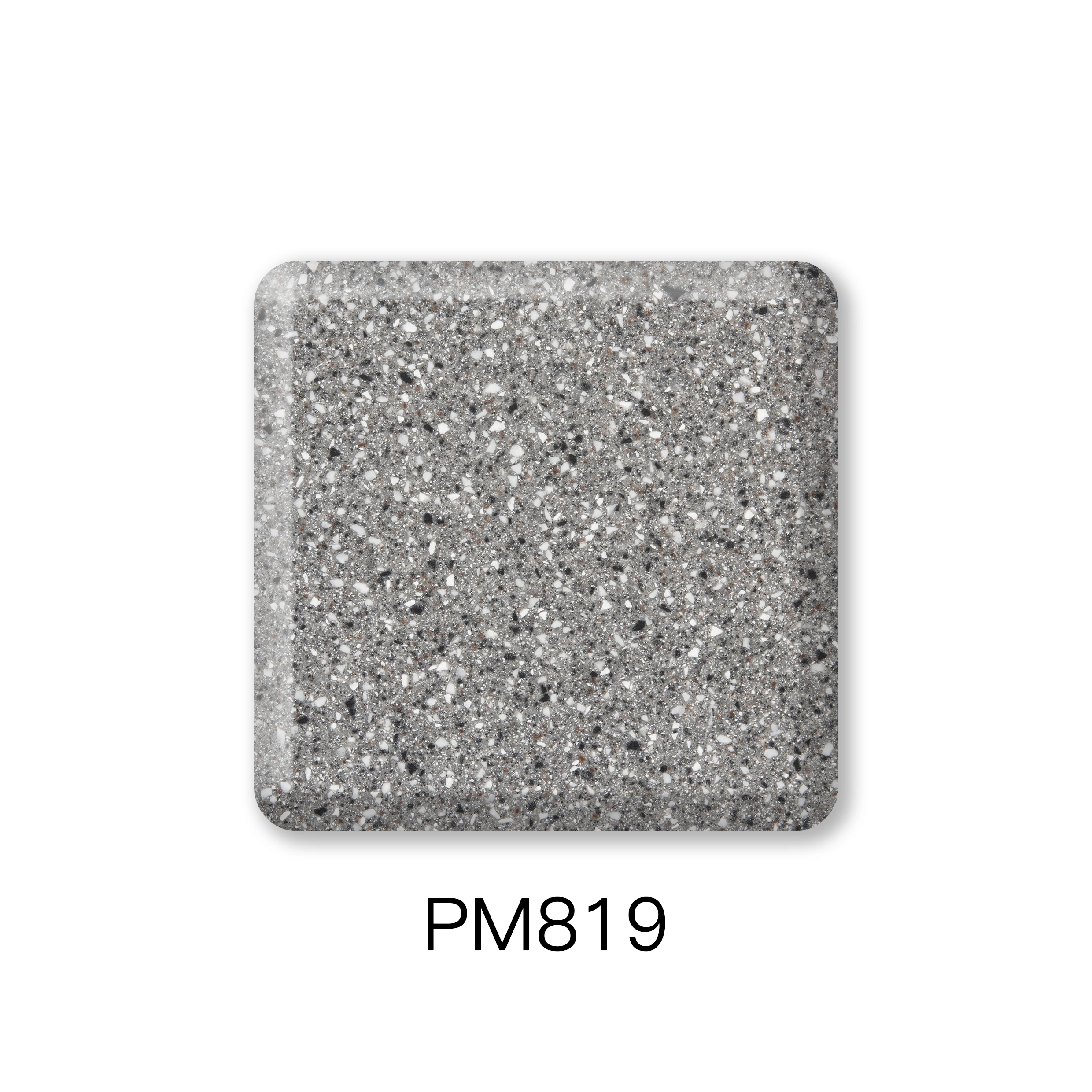 Pure Acrylic Solid Surface 3.5mm 12mm 25mm Small Particles Full Sheet Resin Customized