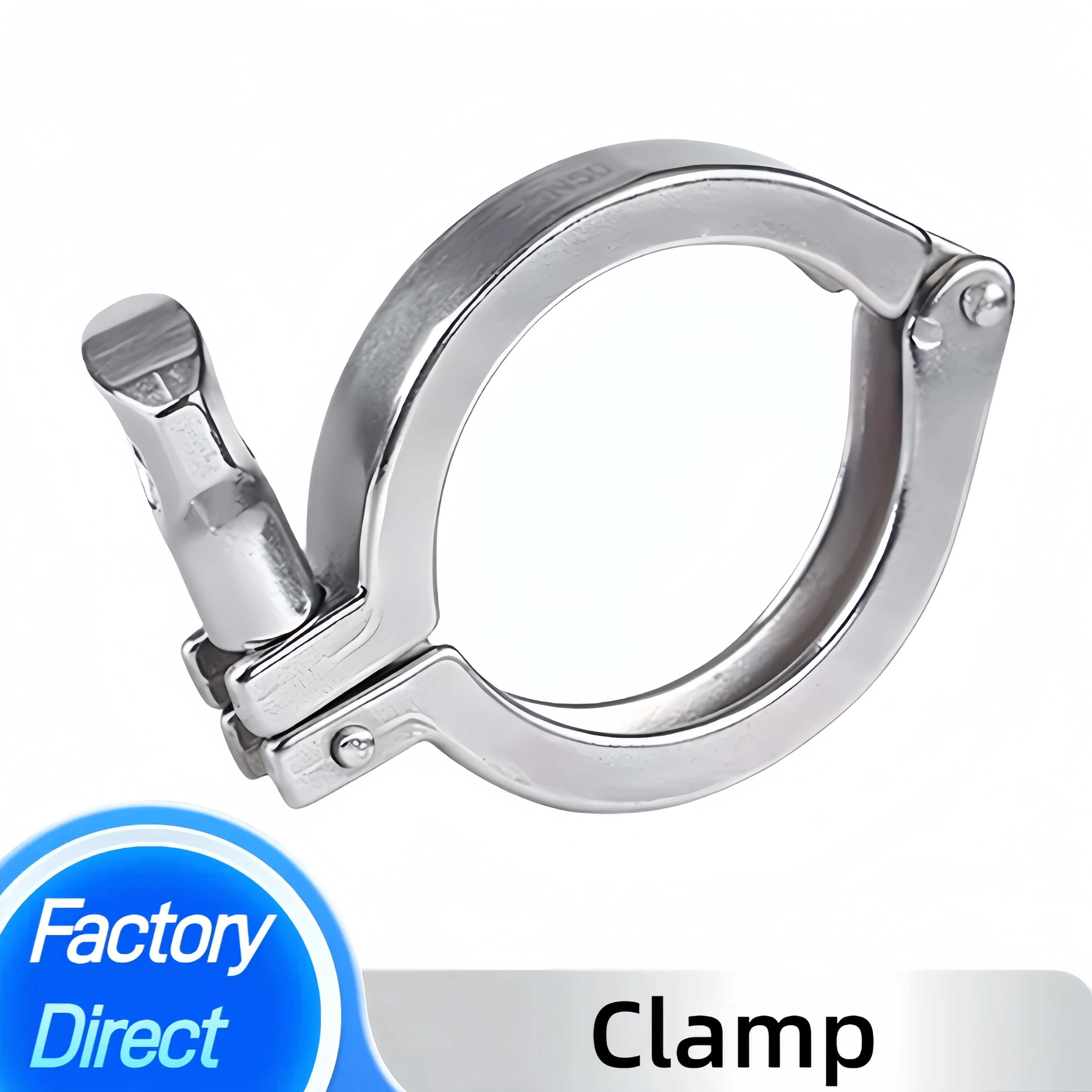 Unique Design Hot Sale Stainless Steel Pipe Clamp Fittings Heavy Duty Triple Clamp High Pressure Single Pin Clamps 304