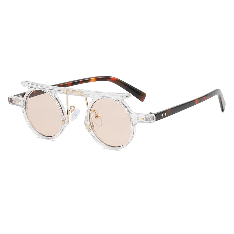 Fashion Punk Style Unisex Glasses Personality Uv400 Sun Glasses Unique Designer Hip-hop Sunglasses Men Women