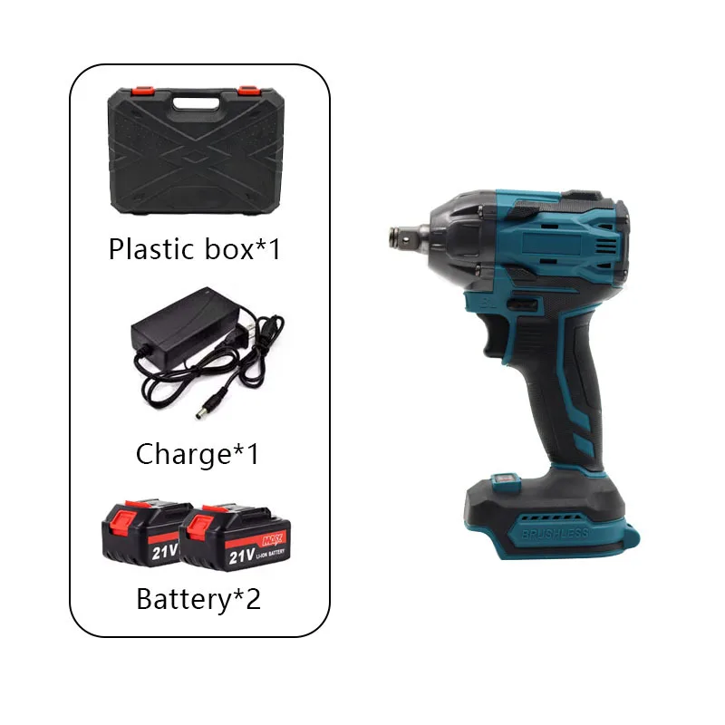 LARIX 21V lithium impact wrench brushless electric wrench driver portable large torque auto repair wind gun