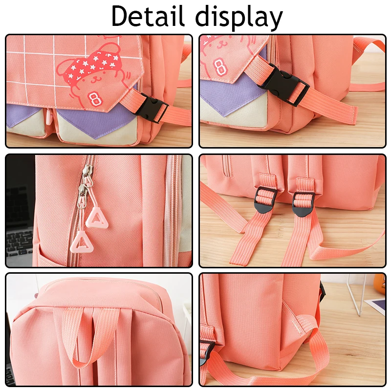 heavy duty vintage thicken seersucker solid school cute amazing pink children lightweight backpack 2023 teen ahers suppliers