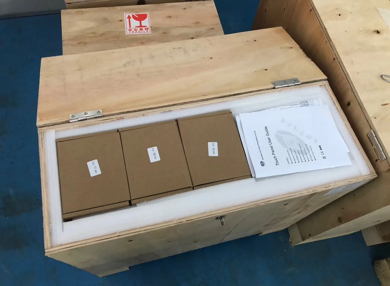 17 17.3 Inch Eeti Controller Board Waterproof Usb Cables Projective Capacitive Touch Screen Panel For Parcel Locker Mail BOX