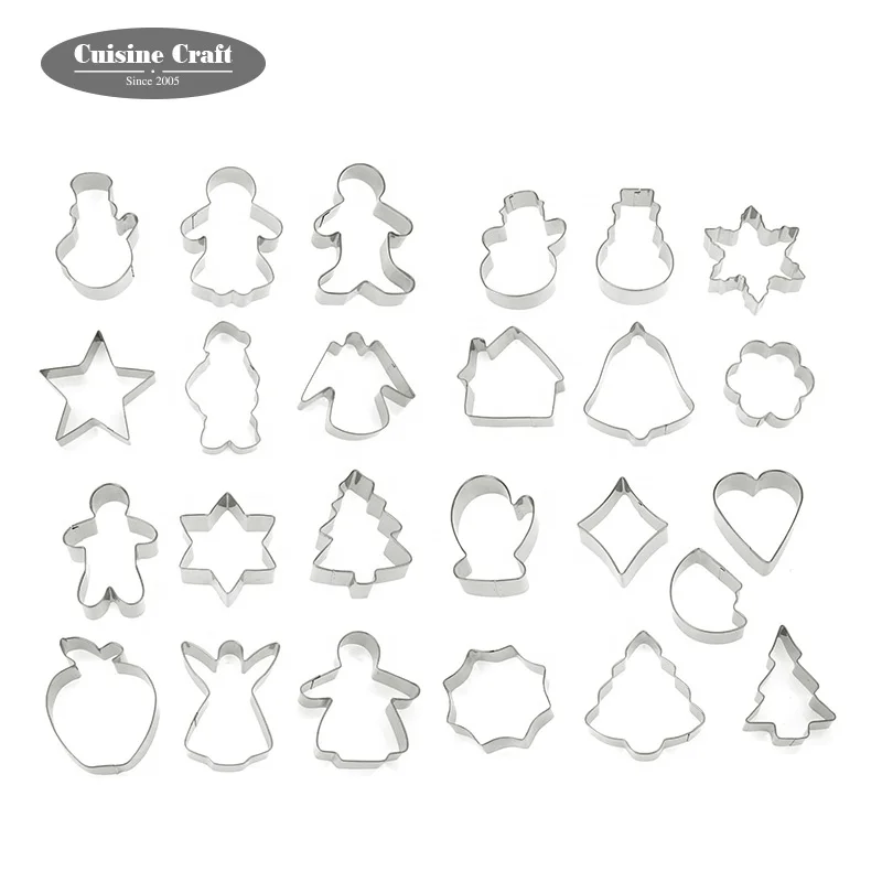 Лидер продаж Рождественский набор для печенья из нержавеющей стали различной формы