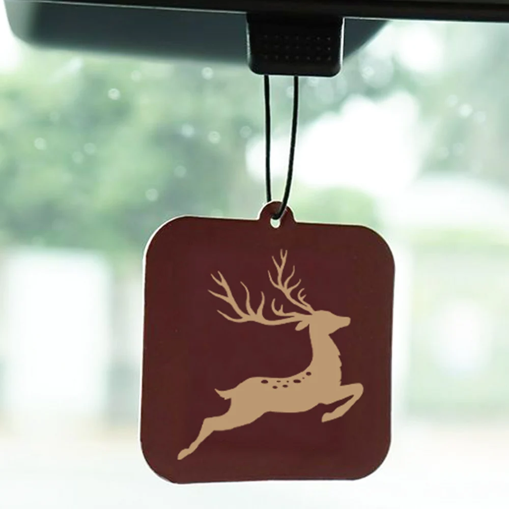 Custom own logo home car accessories blank sublimation sweet scents paper car air freshener